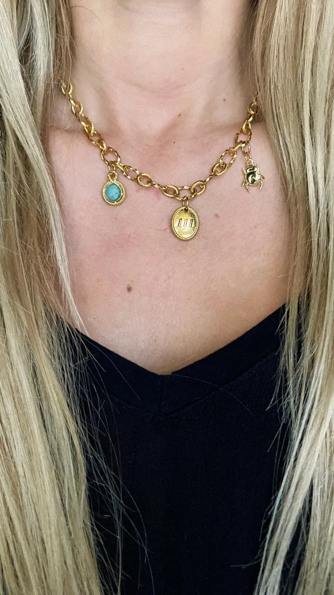 💎 TON COLLIER TALISMAN – PERSONNALISÉ ✨ (chaîne fine) Analithae