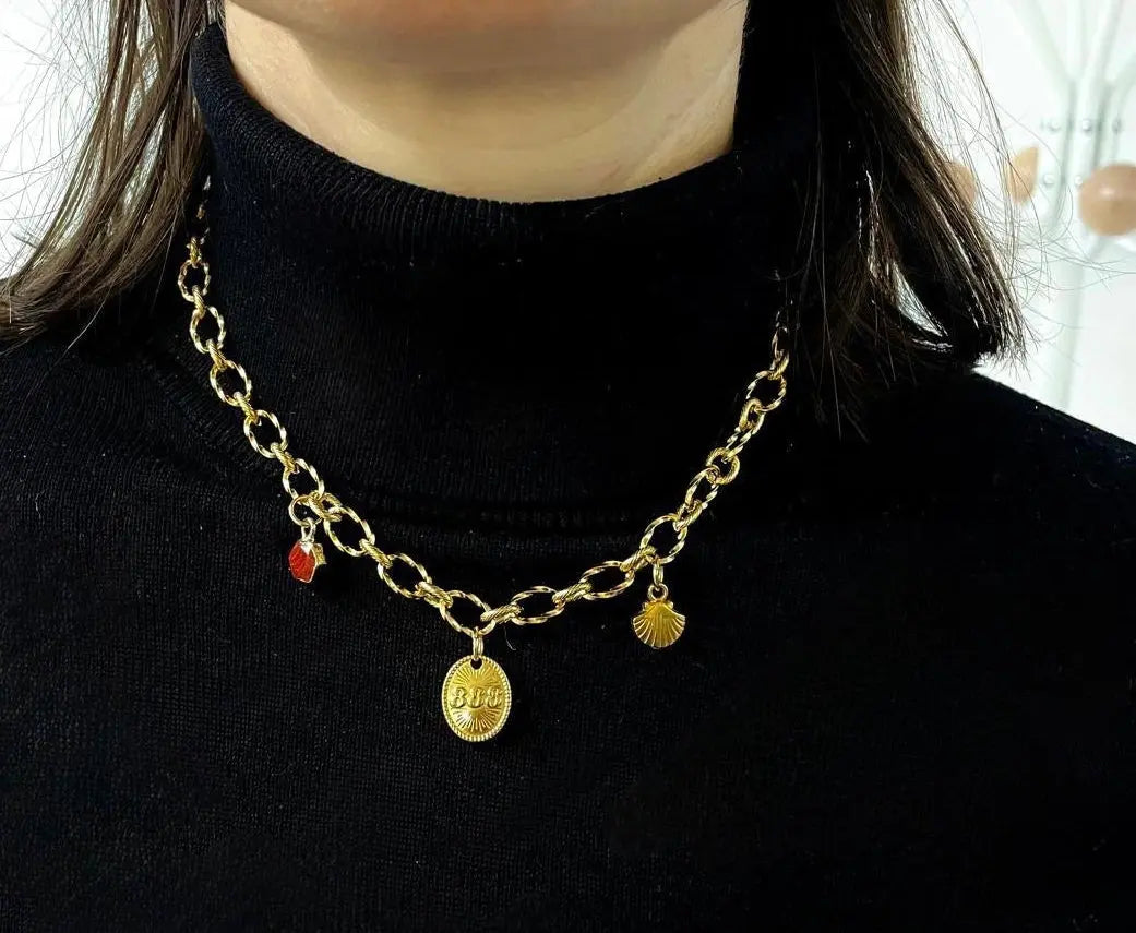 💎 TON COLLIER TALISMAN – PERSONNALISÉ ✨ (chaîne fine) Analithae