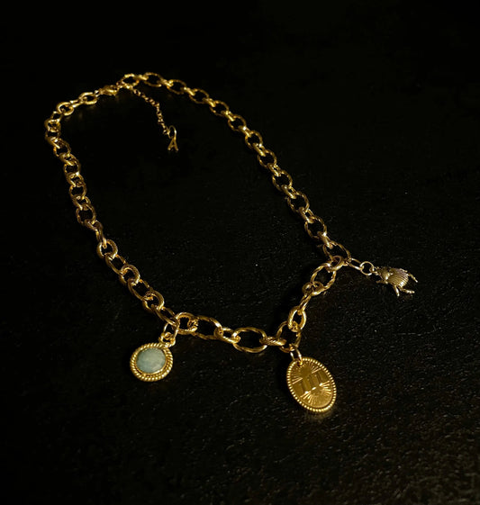 💎 TON COLLIER TALISMAN – PERSONNALISÉ ✨ (chaîne fine) Analithae