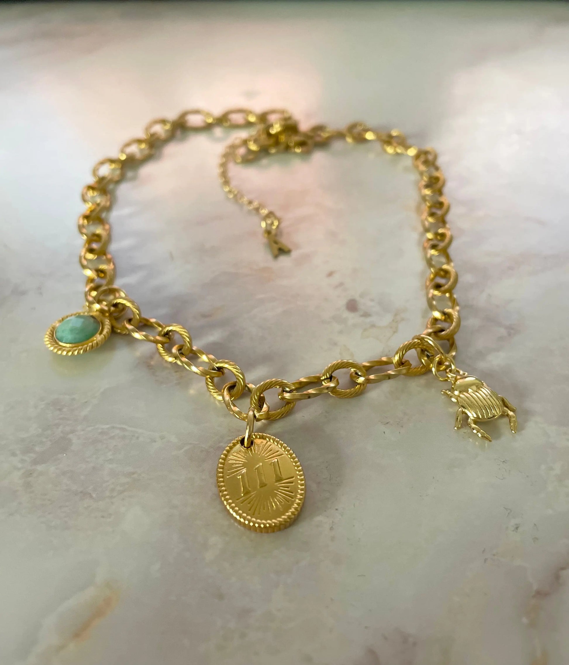 💎 TON COLLIER TALISMAN – PERSONNALISÉ ✨ (chaîne fine) Analithae