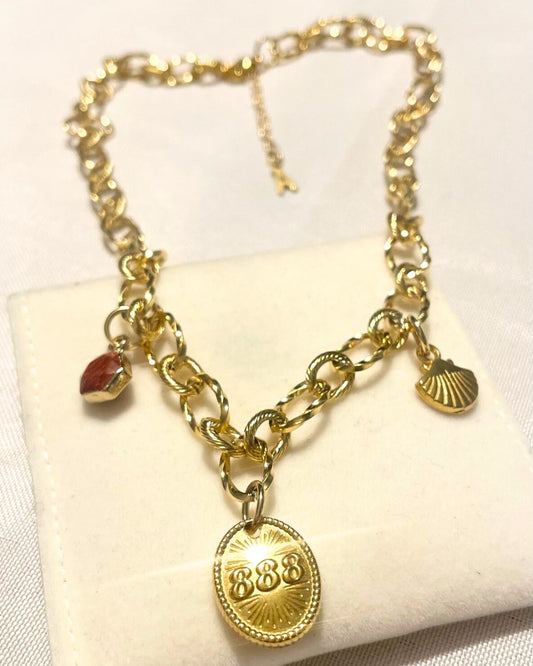 💎 TON COLLIER TALISMAN – PERSONNALISÉ ✨ (chaîne fine) Analithae