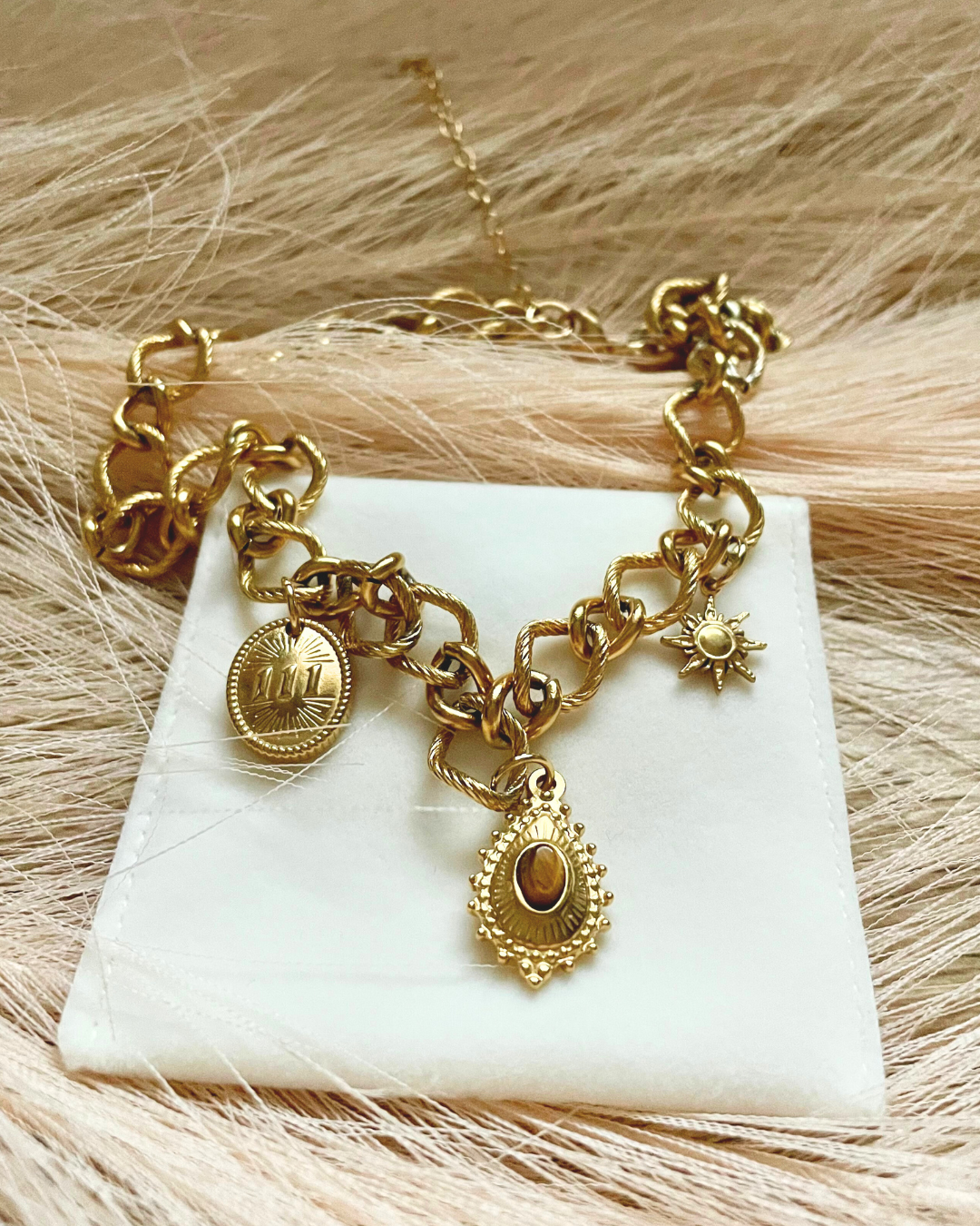 Collier Talisman Feu Analithae