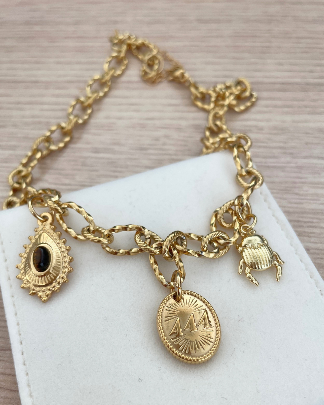 💎 TON COLLIER TALISMAN – PERSONNALISÉ ✨ (chaîne fine) Analithae