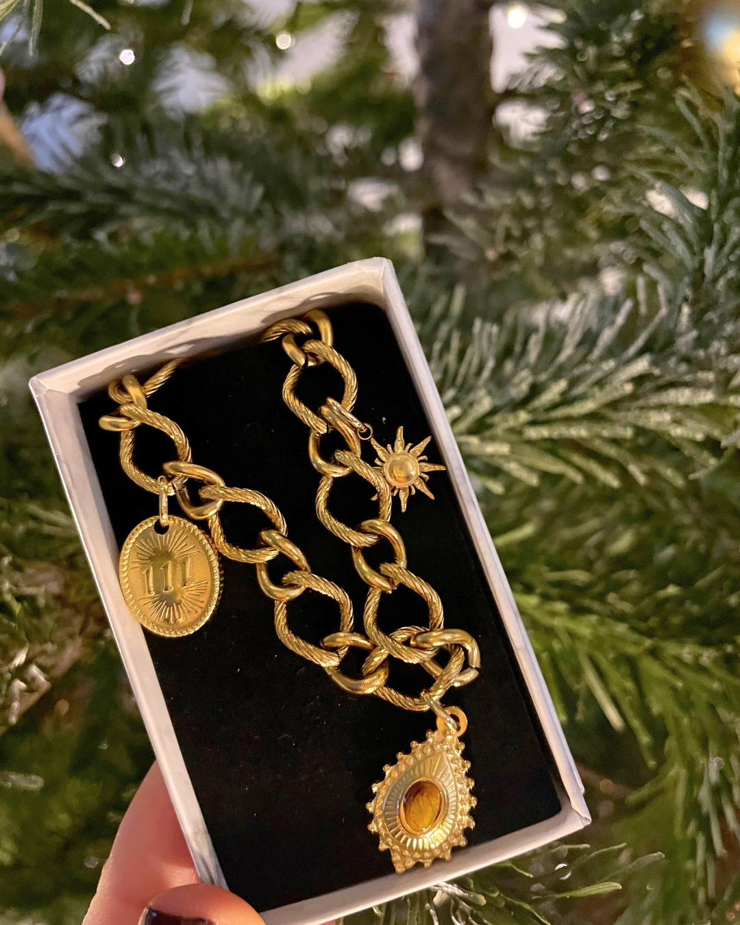 Collier Talisman Feu Analithae